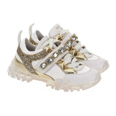 Masywne sneakersy dziewczęce Monnalisa 003522