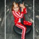 Czerwona bluza dziewczęca The Marc Jacobs 004361 - moda dziecięca - sklep internetowy euroyoung.pl